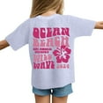 thumbnail image 3 of Gubotare Girls T Shirts Athletic Fashion Girls Short Sleeve T-Shirt Short Sleeve Tee for Girls Size 6-7 (Grey,6-7 Years), 3 of 8