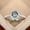 Blue, variant on Elegant Delicate Jewelry Round Cubic Zircon 925 Silver Filled Ring Wedding Ring Sz 6-10-10-Royal Blue