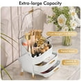 thumbnail image 3 of Organizador de maquillaje NestOrganix Skincare Cosmetic Display, blanco, 3 of 6
