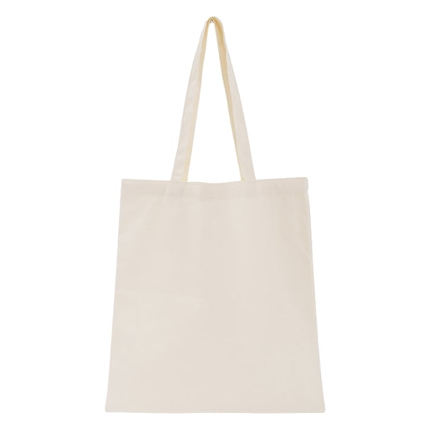 Bolso de compras grande Qarigey de algodón resistente y durable Beige