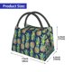 thumbnail image 2 of Disketp Colorful Pineapples Bolsa Térmica Estampada, Bolsa Térmica Aislante para Almuerzo, Playa y Campamento, 2 of 6