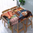 thumbnail image 2 of Kazoops-theme square tablecloth has an iconic print, fits most tables, and is easy to care for perfect gifts for fans friends and family60" x 87"（152*220cm）, 2 of 6