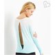thumbnail image 2 of Aeropostale - Camiseta grÃ¡fica para mujer con corte degradado en la espalda, azul, extragrande Aeropostale Camiseta grÃ¡fica, 2 of 2