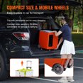 thumbnail image 5 of VEVOR Tennis Ball Machine, Automatic Portable Tennis Ball Launcher, 100 Balls Tennis Training Practice Thrower, 5 Motors Multi-Mode Drills, 2+ Hours Play, Rechargeable Battery, App Remote Control, 5 of 9