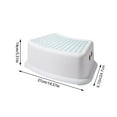 thumbnail image 4 of My Order Toilet Stool Squatting Poop Stool Bathroom Potty Step Stool Toilet Assistance Steps Step Stool Fits All Toilets Detachable Stackable, 4 of 6