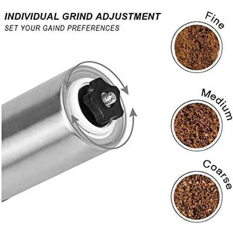 Perfectgrind Manual Coffee Grinder with 6 Adjustable Grind Settings,Strong  Ceramic Burr, Rust-free Material,Makes Up to 3 Tablespoons per Grind -  Vysta Home