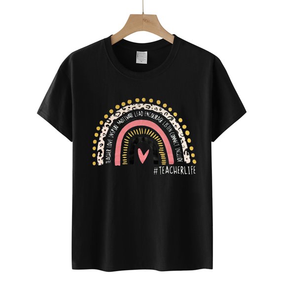 Aayomet Oversized T Shirts For Women Women's Short Sleeve Round Neck T Shirt Front Twist Tunic Tops Casual Loose Fitted,Black M