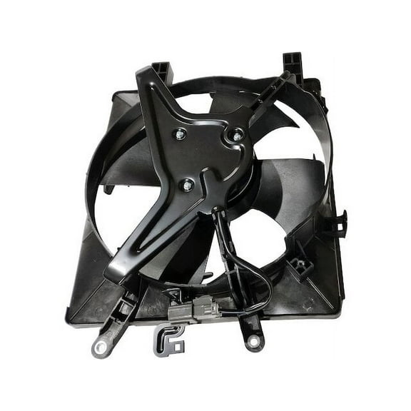 A/C Condenser Fan Assembly - Compatible with 2001 - 2005 Honda Civic 1.7L 4-Cylinder 2002 2003 2004