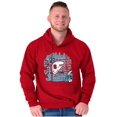 thumbnail image 5 of Vintage Football Athlete Smurf Hoodie Sweatshirt Women Men Brisco Brands M, 5 of 6