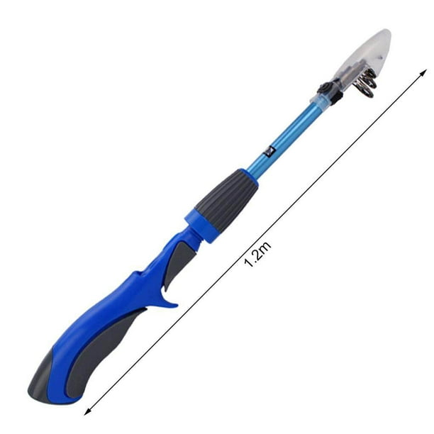 1.2m/ 1.4m Ice Fishing Rod Closed Face Spinning Fishing fishing poles and  reels Reel Combo Fishing Tackle Set Telescopic Rod for Outdoor 