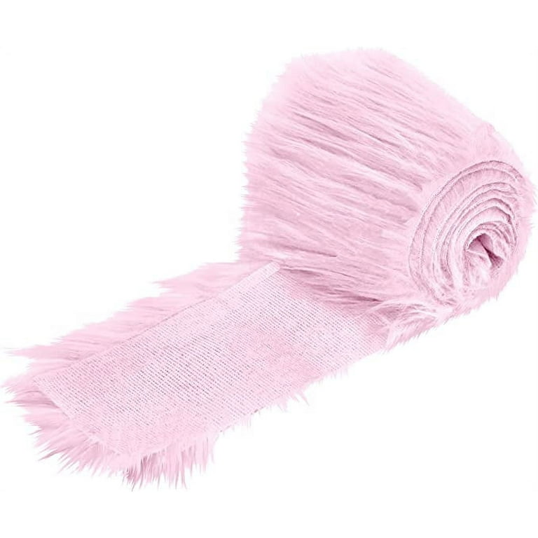 Hot Pink 60 Wide Shaggy faux Fur Fabric BY THE YARD Upholstery drapery