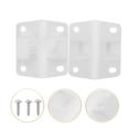 thumbnail image 1 of HEALEEP 2Pack Folding Support Hinge White Plastic Hinges Reliable For Camping, 1 of 8