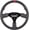 Black-Red, variant on HRT 14 Inch Golf Cart Steering Wheel, Universal for EZGO TXT RXV Club Car DS Precedent
