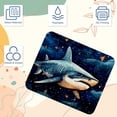 thumbnail image 3 of Shark Printed Square Desk Mat Gaming Mouse Pad with Non-Slip Rubber Bottom - 8.3x9.8 Inch Office and Gaming Mouse Pad, 3 of 6