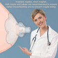 thumbnail image 2 of Nipple Shields For Nursing Newborn,breastfeeding Contact Nippleshield For Latch Difficulties Or Flat&inverted Nipples, 2 of 3
