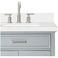 thumbnail image 5 of Ariel D073dwqrvo Kensington 73" Free Standing Double Rectangular Basin Vanity Set - Grey, 5 of 7