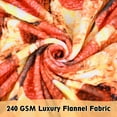 thumbnail image 5 of Catalonia Plush Fleece Blanket Couch Throw Christmas Theme Shu Velveteen Lambswool Reversible Warm Super Soft 61” x 50“, 5 of 8