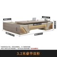 thumbnail image 1 of Designer Light Luxury Office Desk Boss Secretary Free Shipping Executive Computer Desk Corner L Shaped Mesa Escritorio Furniture My Lux Decor Round, 1 of 27