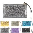 thumbnail image 2 of Girls Wallet Zipper Portable Marble Pattern Wristlet Change Purse Clutch Bag Purse, 2 of 6