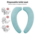 thumbnail image 4 of Homerr Toilet Seat Cushion Peel And Stick Toilet Seat Cushion Thick Warm Washable Toilet Seat Cover Static Proof Soft Flannel Cushion for Winter Autumn, 4 of 7