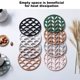 thumbnail image 4 of Manteles individuales con aislamiento de silicona, tapetes ahuecados, tapetes para tazones, tapetes para tazas, tapetes para ollas, suministros de utensilios de cocina de silicona, 4 of 5