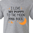thumbnail image 4 of Inktastic I Love My Poppy To The Moon and Back Youth T-Shirt, 4 of 5