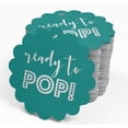 thumbnail image 4 of Inkdotpot 100 Pack Real Silver Foil Paper Tags Ready To Pop Baby Shower Favor Hang Tags, 4 of 6
