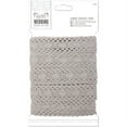 thumbnail image 2 of Papermania Ever After Wedding Crochet Trim, 10m, Silver, 36mm, 2 of 2