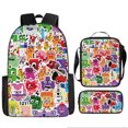 thumbnail image 1 of Numberblocks Backpack Numberblocks Student Schoolbag Cartoon Backpack Shoulder Bag Pencil Case Three-Piece Set, 1 of 2