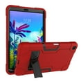 thumbnail image 1 of Mignova pour LG G Pad 5 Étui pour Tablette, Adapté aux Enfants Robuste Antichoc Antichute Hybride Armure Robuste avec Béquille Étui de Protection Intégrale pour LG G Pad 5 10,1 Pouces (Rouge/noir), 1 of 6