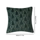 thumbnail image 4 of Fundas Almohada para Navidad Funda Felpa Suave Cojín Sofá () Verde, 4 of 9