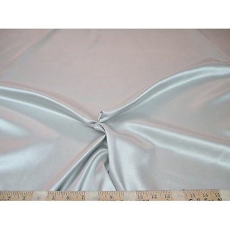 Fabric Antique Satin Upholstery Drapery Silver SA203 (Yard)