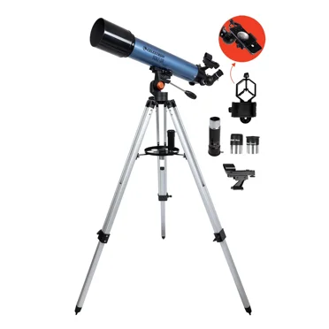Celestron 90AZ-SR Refactor Telescope With Smartphone Adapter