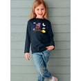 thumbnail image 2 of Cute Witch Kitten Long Sleeve Toddler -Image by Shutterstock,  3 Toddler, 2 of 4