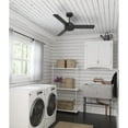 thumbnail image 6 of Hunter - Presto Indoor Ceiling Fan, Wall Control, 44-inch, Matte Black, Casual-style, 3-speed WhisperWind Motor, 51847, for Living Rooms, Bedrooms, 6 of 16