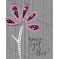 thumbnail image 2 of SD Graphics Studio 20x24 White Modern Wood Framed Museum Art Print Titled - Youve Got This, 2 of 4