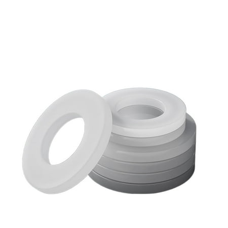 

ZX 20PCS M2 M3 M4 M5 M6 M8 M10 M12 M14 M16 M18 M20 M22 White Nylon Washer Plastic Insulation Flat Gasket Spacer Seals Rubber Washer (Color : White_M3x12x1mm)-0810