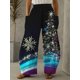 thumbnail image 1 of Otoño e invierno, impresión 3d, tendencia europea y americana, serie navideña, pantalones de pierna ancha para mujer, 1 of 6
