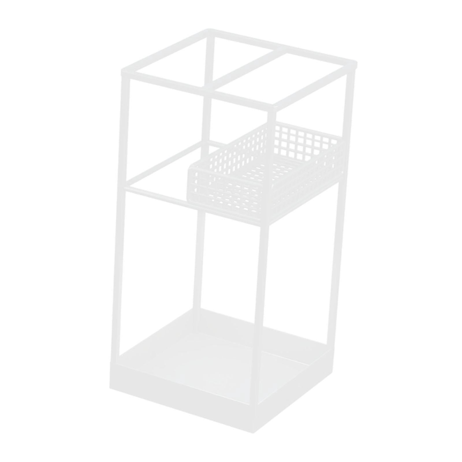 Fiocias Umbrella Stand Stable Space Saving Portable Convenient Umbrella Organizer Holder White