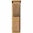 thumbnail image 2 of 7 1/2"W x 12"D x 28"H Crestline Smooth Corbel w/Backplate, Western Red Cedar, 2 of 9