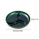 thumbnail image 3 of Bandeja Divisora de Plástico para Frutas | Bandeja de 3 Compartimentos para Refrigerios y Dulces con Base Antideslizante | Bandeja Blanca y Verde para Servir En Casa, Mesas de Centro, Fiestas, Reunio, 3 of 6