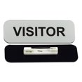 thumbnail image 2 of Visitor 1 x 3" Name Tag, Silver (3 Pack), 2 of 2