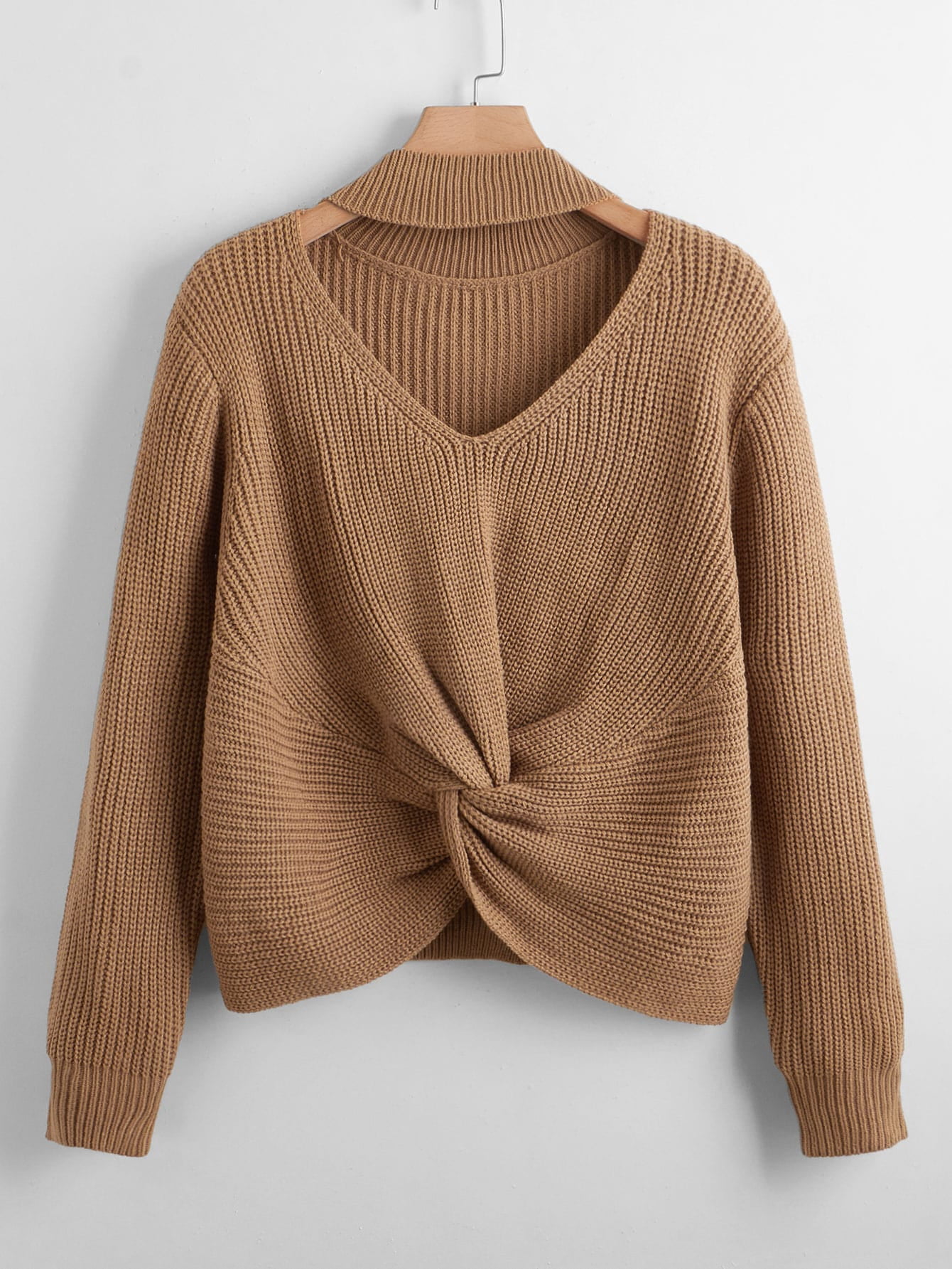 Women's Plus Twist Front Drop Shoulder 