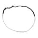thumbnail image 5 of unbranded Thin Braided Headband Silver Lightweight Comfortable Hair Band for Daily Use, 5 of 8
