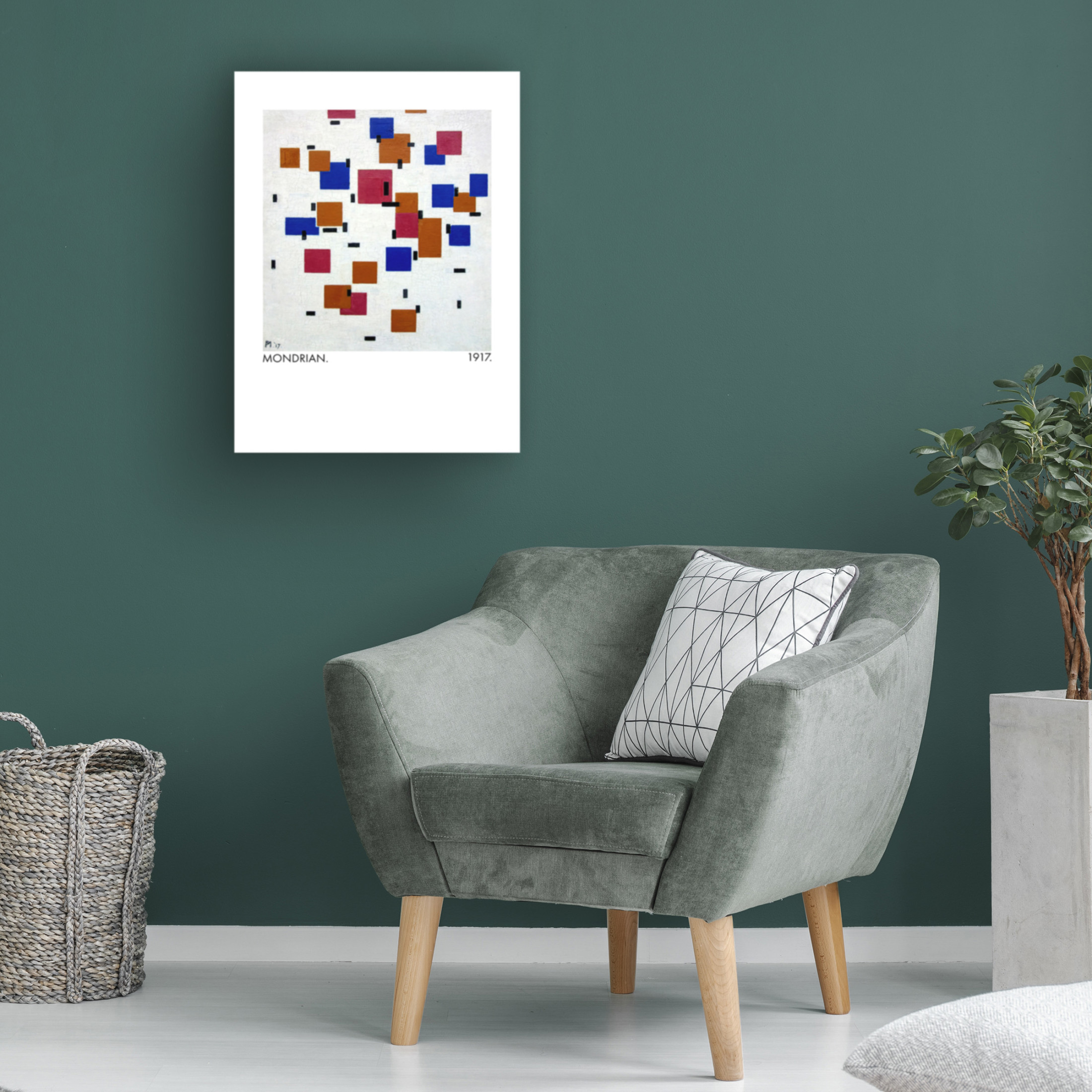 Trademark Fine Art Pictufy Composition in colour A 1917 Canvas Wall Art