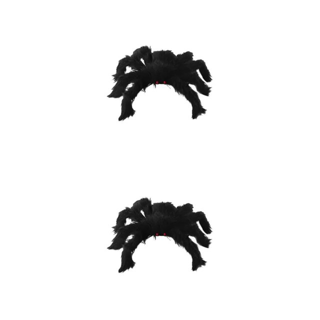 QualitChoice Spooky Spider Halloween Decoration For Dark Place Cosplay Party Wide Application Decoration Props 30cm 2Set