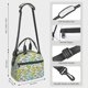 thumbnail image 2 of Disketp Funny Dinosaurs on Stripes Lonchera Térmica para Mujer y Hombre, Bolsa de Almuerzo Reutilizable e Impermeable para Trabajo, Viajes y Picnic, 2 of 7