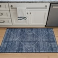 thumbnail image 2 of Bloom Rugs Washable Non-Slip 3' x 5' Rug - Blue Striped Area Rug for Living Room, Bedroom, Dining Room, and Kitchen - Exact size: 3' x 5', 2 of 10
