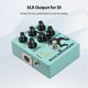 thumbnail image 2 of Driver and DI Box Bass Effector Pedal for Electric Bass Guitar with XLR Output Bass Amp Pedal True Bypass DC 9V 6.35mm Input/Output Interface, 2 of 5