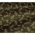 thumbnail image 6 of oneOone Viscose Jersey Dark Olive Green Fabric Leaves Diy Clothing Quilting Fabric Print Fabric By Yard 60 Inch Wide, 6 of 7